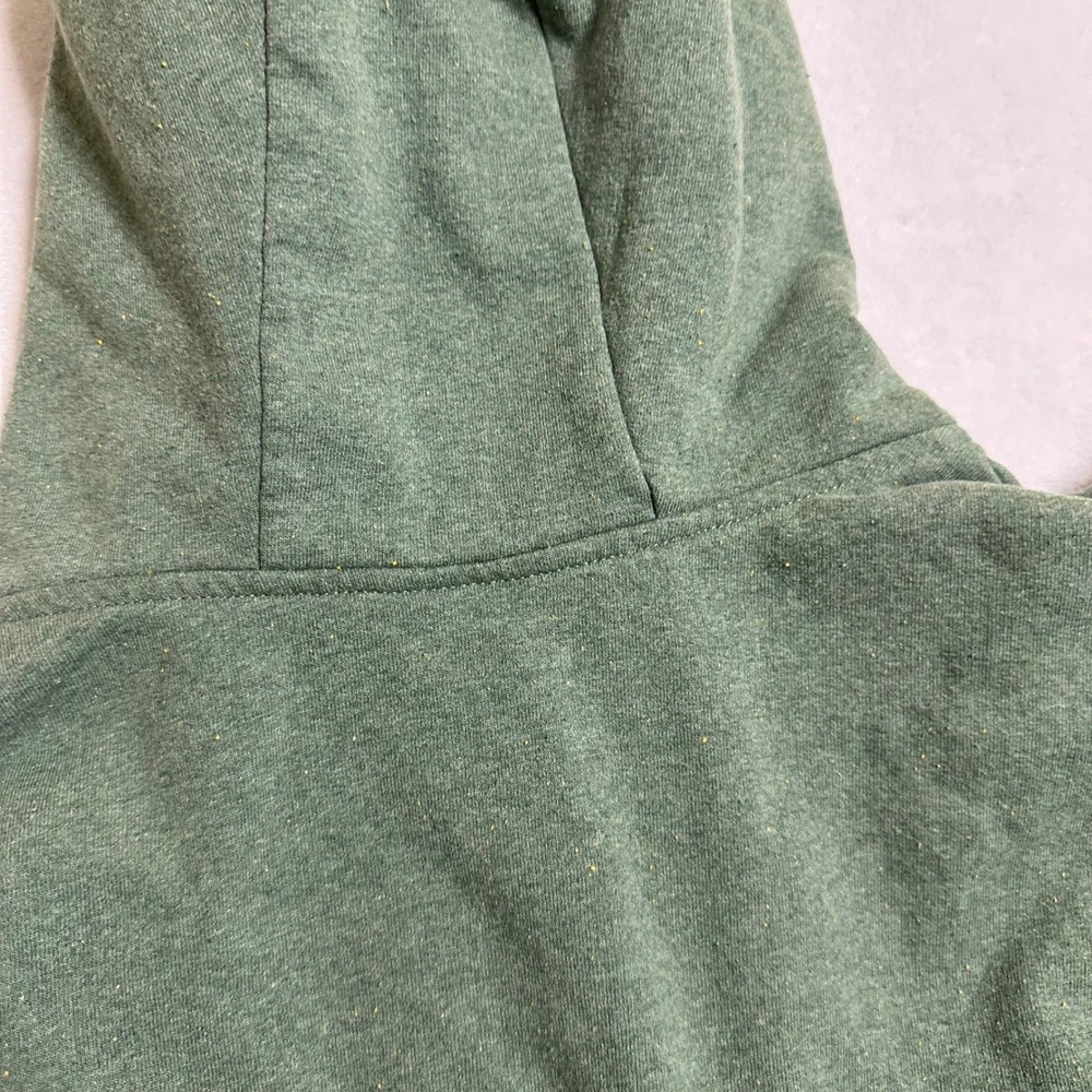 The North Face XL Green Quarter Zip Fleece Hoodie Circular Design Sustainability - Picture 7 of 11